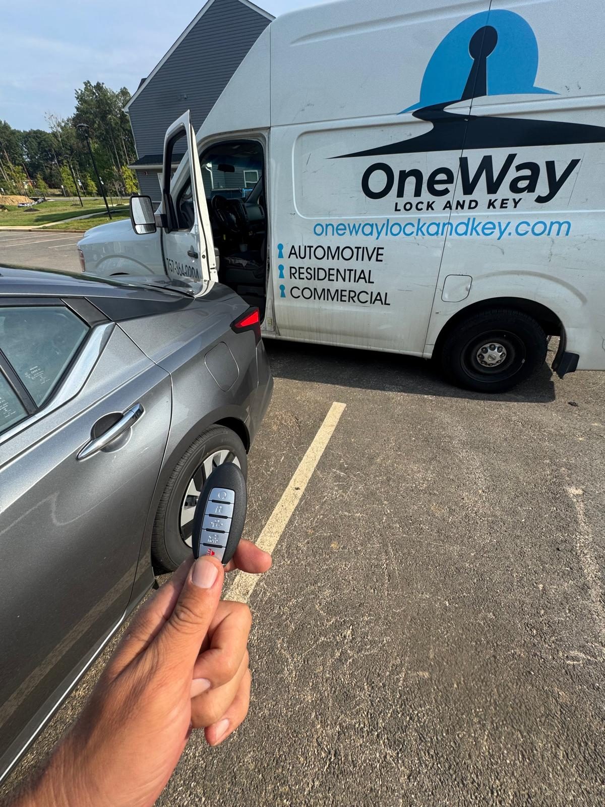 On-site automotive key service