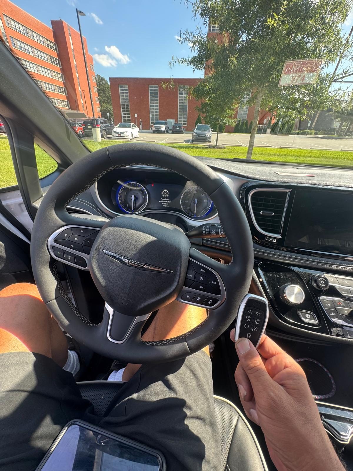 Key fob programming for a Chrysler Pacifica